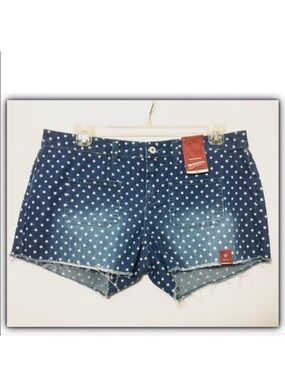 ARIZONA Jean co. Star Spangled denim short shorts Jr 17